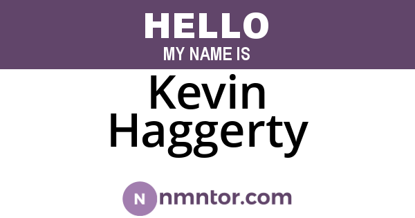 Kevin Haggerty