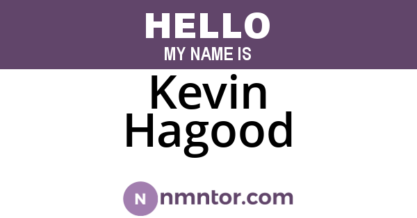 Kevin Hagood
