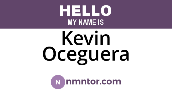 Kevin Oceguera