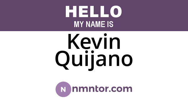 Kevin Quijano
