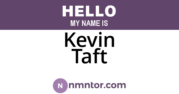 Kevin Taft