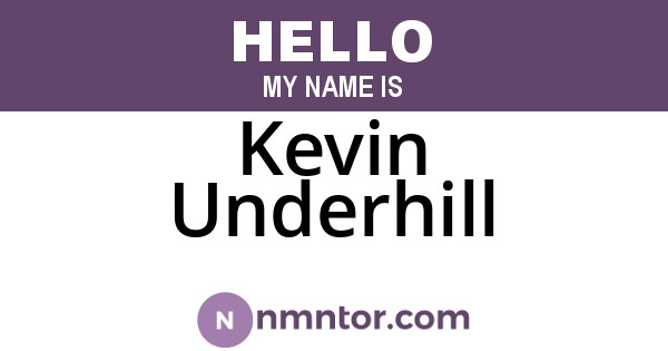 Kevin Underhill