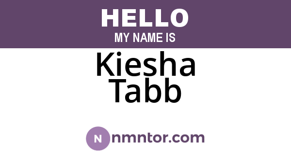 Kiesha Tabb