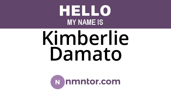 Kimberlie Damato