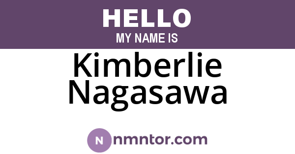 Kimberlie Nagasawa