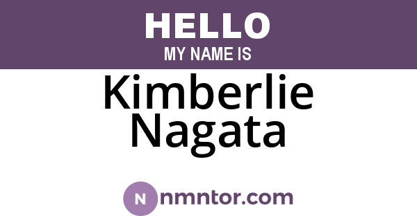 Kimberlie Nagata