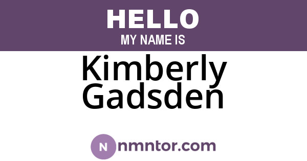 Kimberly Gadsden