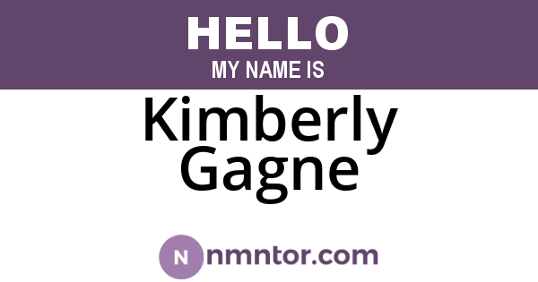 Kimberly Gagne