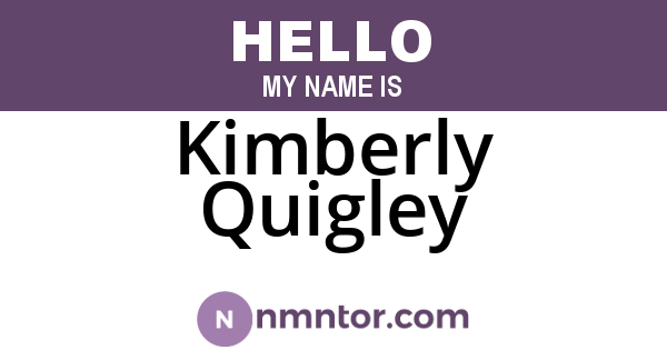 Kimberly Quigley