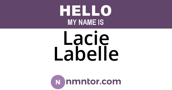 Lacie Labelle