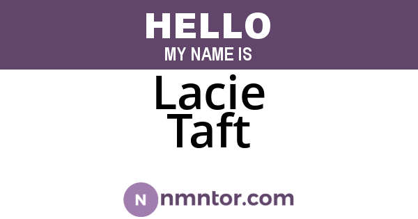 Lacie Taft