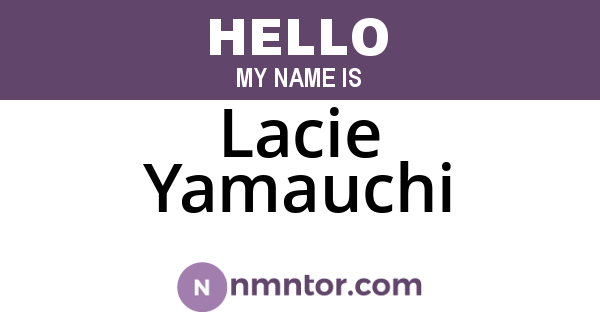 Lacie Yamauchi