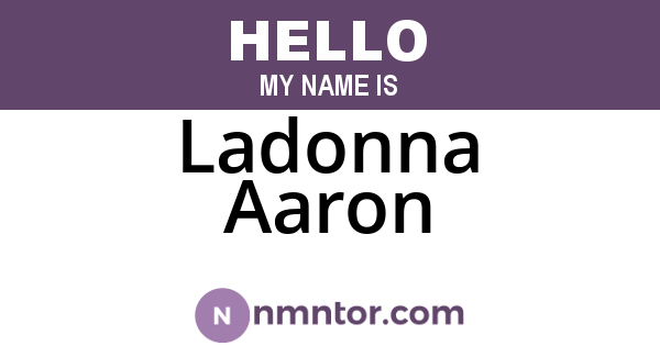 Ladonna Aaron