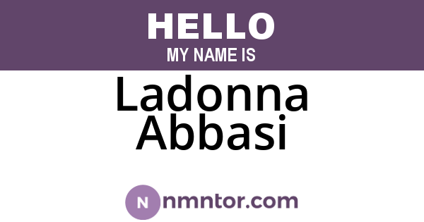 Ladonna Abbasi