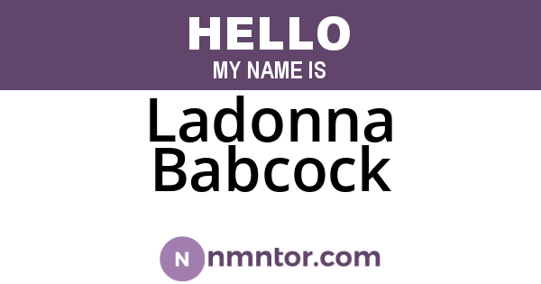 Ladonna Babcock