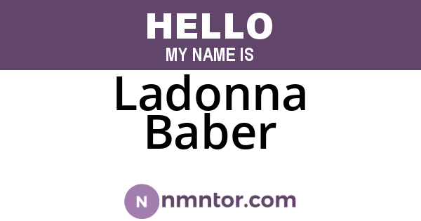 Ladonna Baber