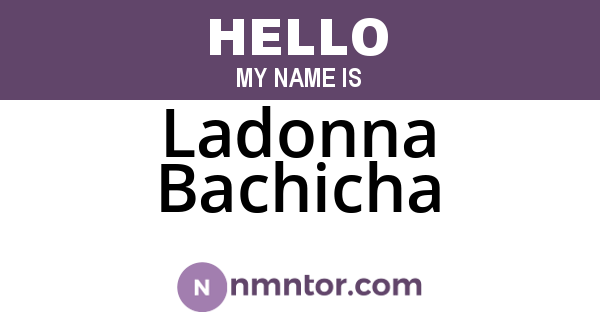 Ladonna Bachicha