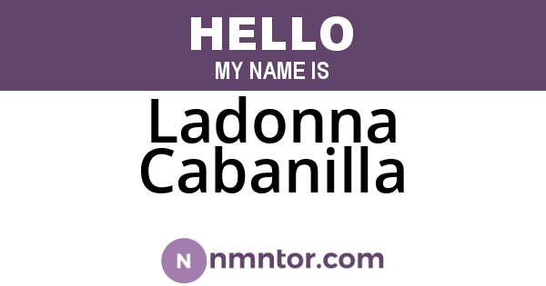 Ladonna Cabanilla