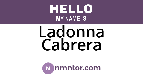 Ladonna Cabrera