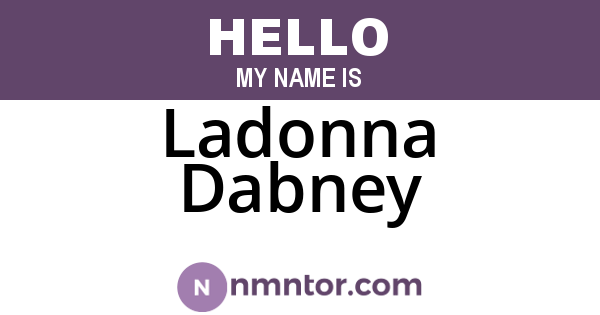 Ladonna Dabney
