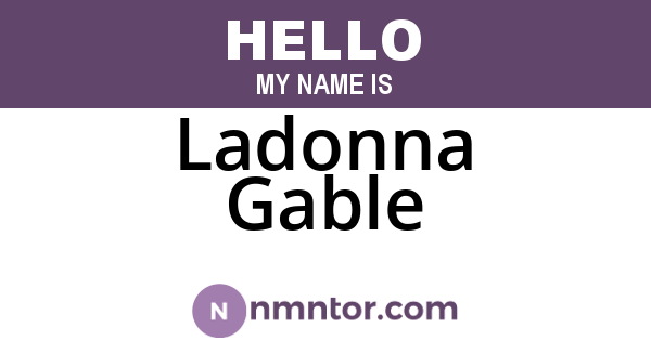 Ladonna Gable