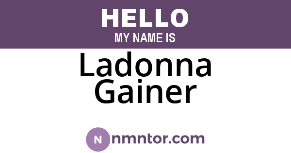 Ladonna Gainer