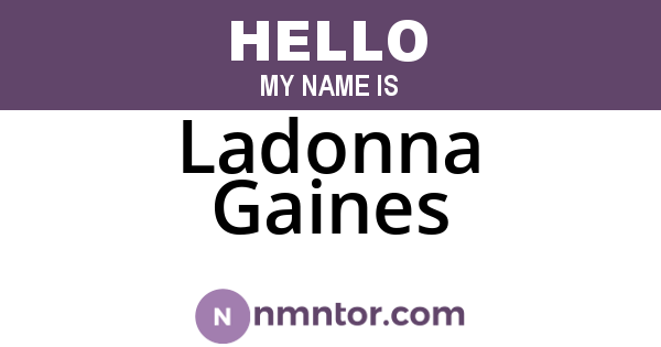 Ladonna Gaines