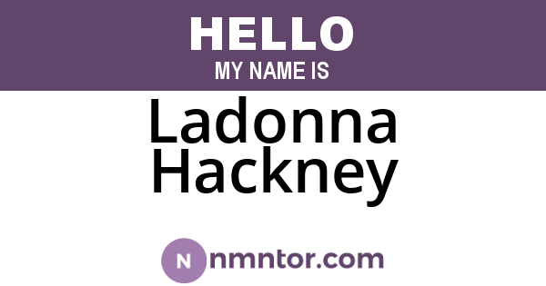 Ladonna Hackney