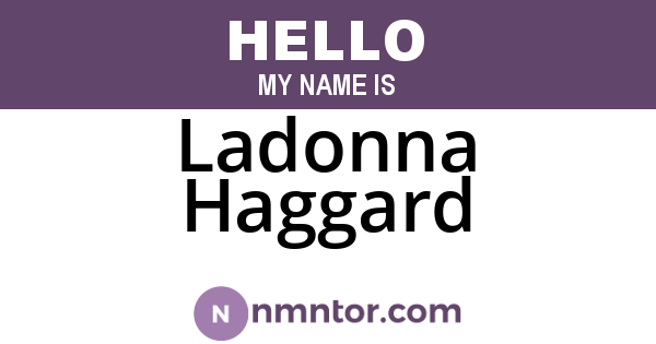 Ladonna Haggard
