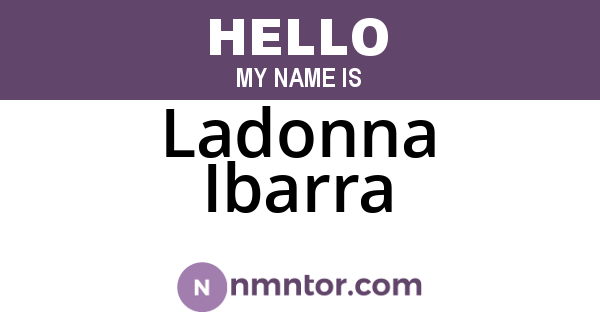 Ladonna Ibarra