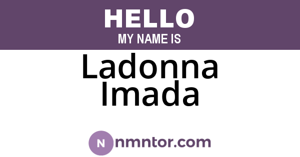 Ladonna Imada
