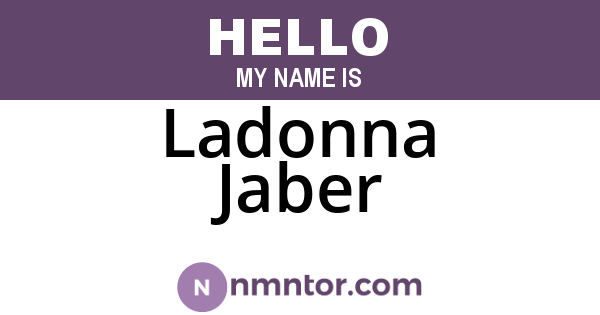 Ladonna Jaber