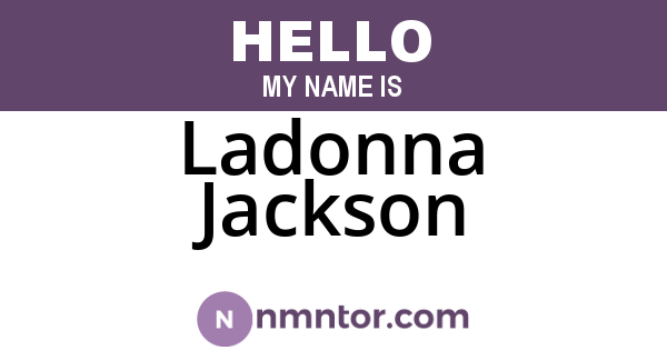 Ladonna Jackson