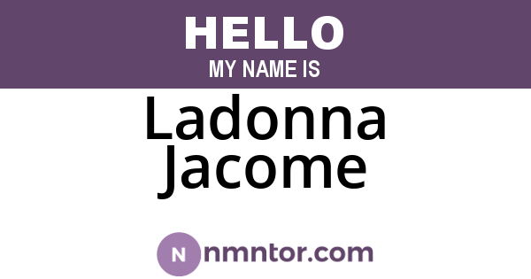 Ladonna Jacome