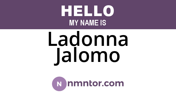 Ladonna Jalomo