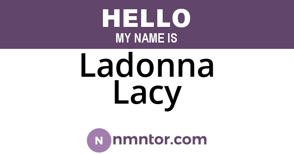 Ladonna Lacy