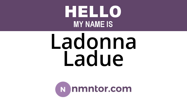 Ladonna Ladue