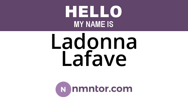 Ladonna Lafave