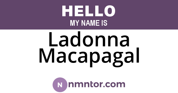 Ladonna Macapagal