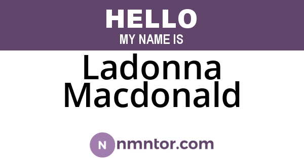 Ladonna Macdonald