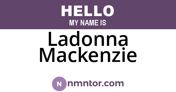 Ladonna Mackenzie