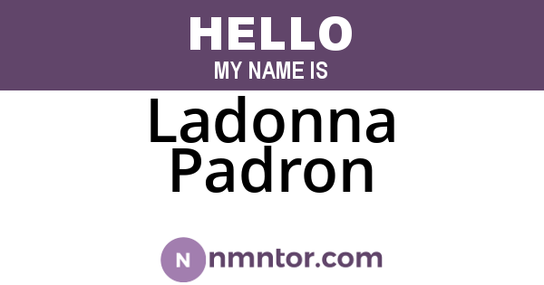 Ladonna Padron