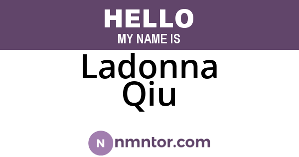 Ladonna Qiu