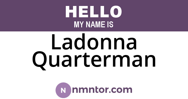 Ladonna Quarterman