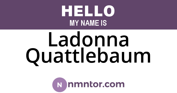Ladonna Quattlebaum