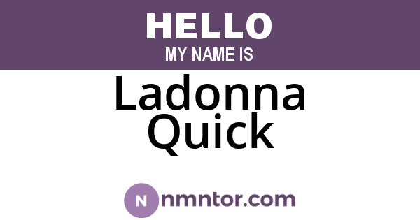 Ladonna Quick