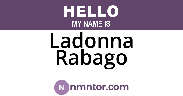 Ladonna Rabago