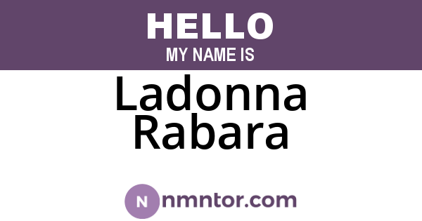 Ladonna Rabara