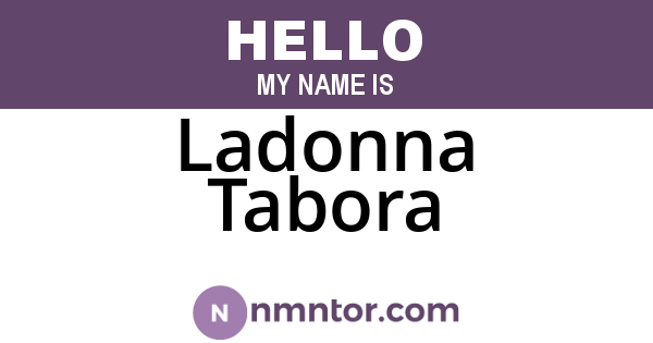 Ladonna Tabora