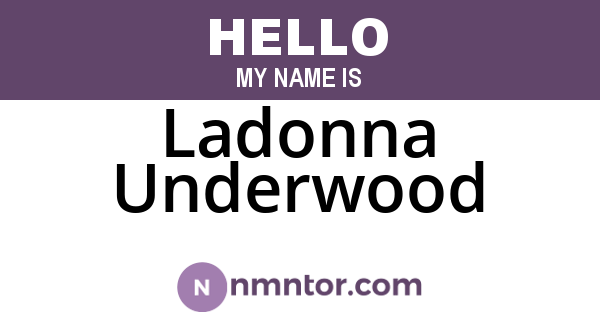 Ladonna Underwood